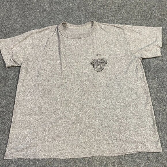 West Point Academy T-shirt L Gray Heather Vintage C 1980s - Picture 1 of 7
